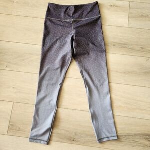 Zyia Active Legging Women Size 6-8 Gray Leopard Print